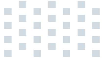 White seamless pattern with blue squares