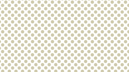 White background with beige dots