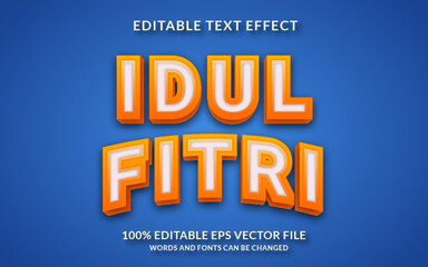 Idul Fitri Editable Text Effect