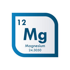magnesium icon set. vector template illustration  for web design - obrazy, fototapety, plakaty