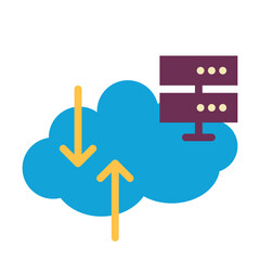 business 4, server cloud icon