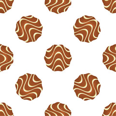 Pattern homemade cookie different taste in pastry biscuit
