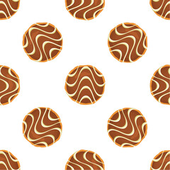 Pattern homemade cookie different taste in pastry biscuit