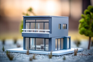 Modern house, small toy home