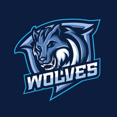 Wolves Mascot Logo