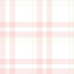Pastel Tartan Plaid Pattern Seamless Textile Is Woven in a Simple Twill, Two Over Two Under the Warp, Advancing One Thread at Each Pass.