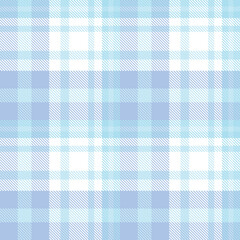 Pastel Tartan Plaid Pattern Fabric Design Texture Is Woven in a Simple Twill, Two Over Two Under the Warp, Advancing One Thread at Each Pass.