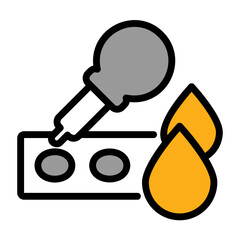 medical, test blood icon