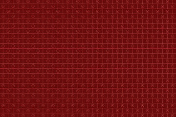 Red Grungy Textured with white concentric circle pattern,Banner for social media, wall Background