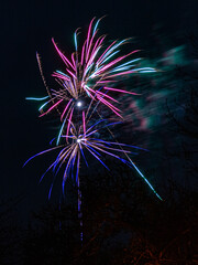 Feuerwerk an Silverster