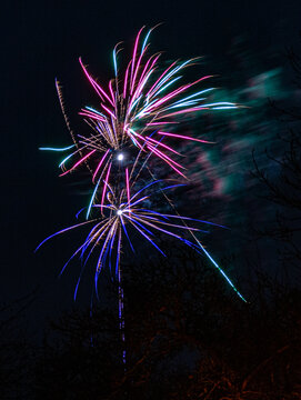 Feuerwerk an Silverster