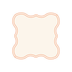 Ribbon baner icon on white background