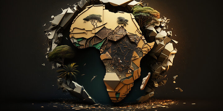Africa Day. Happy African Freedom Day and Liberation Day. Generative AI
