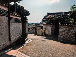 Hanbok village in Seoul south korea