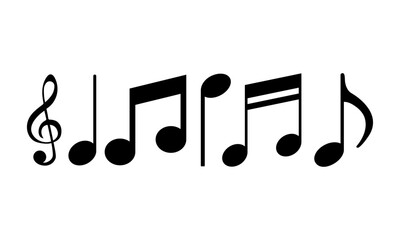 music note icon vector illustration design