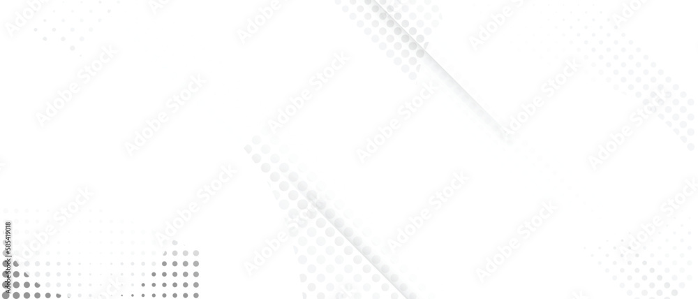 Poster white halftone abstract background design with space. layout template poster, banner.