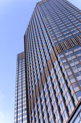 Frankfurt am Main skyscrapers low angle view