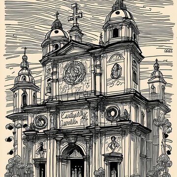 Saint Cathedral City in Brazil