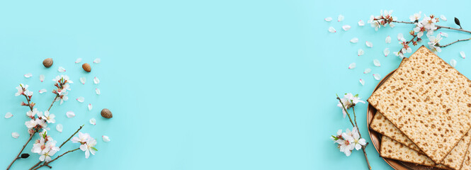 Pesah celebration concept (jewish Passover holiday)