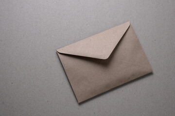 Brown kraft paper envelope