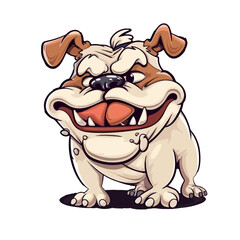 Bulldog vector illustration, SVG
