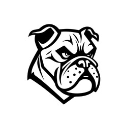 Bulldog vector illustration, SVG
