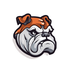Bulldog vector illustration, SVG