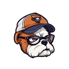 Bulldog vector illustration, SVG