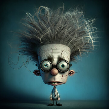 Elektrizit&auml;t Strom Cartoon Figur