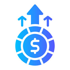 increase gradient icon