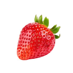 strawberry fruit isolated on white