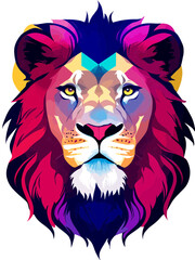 lion head vector