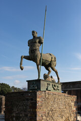 Centaur by Igor Mitoraj in Pompeii (Italy)