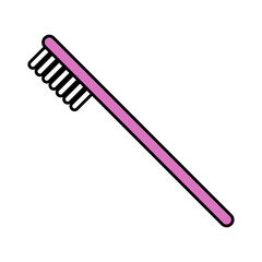 Tooth brush care icon, dental hygiene web sign, health medicine vector illustration
