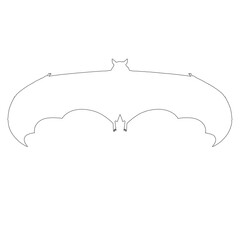 silhouette of a bat