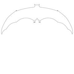 silhouette of a bat