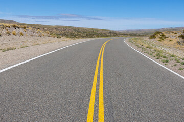 Traveling on the Ruta40 in the Province Mendoza in Argentina, South America