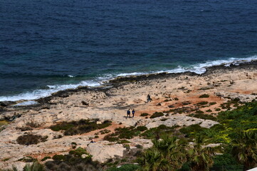 Coast on the Mediterranean Island Malta