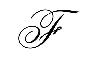 Letter F logo icon design template elements