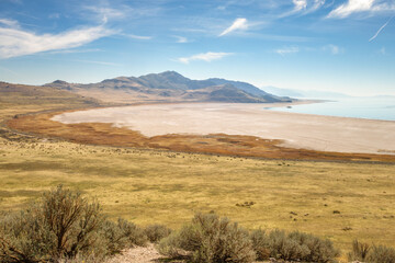 Fototapeta na wymiar Great Salt Lake, Utah, US