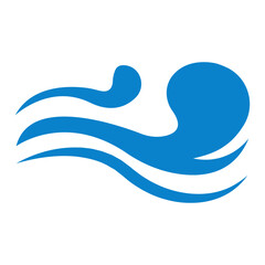 wave icon illustration vector