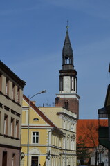 Fototapeta na wymiar Miasto Oleśnica, rynek, Polska