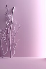Original pastel purple tones background image in minimalistic design with interesting light glare. Background for the presentation.
