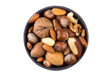 Nuts mix in bowl