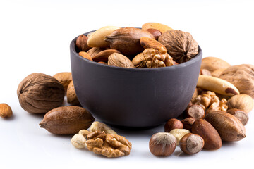 Nuts mix in bowl