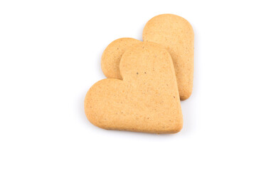 Gingerbread hearts cookies
