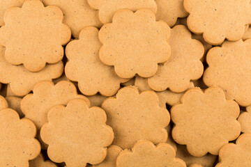 Gingerbread star cookies