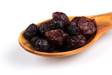 Dried cranberries, cherries and blueberries