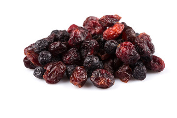 Dried cranberries, cherries and blueberries