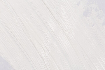 Paint brush stroke over the white paper